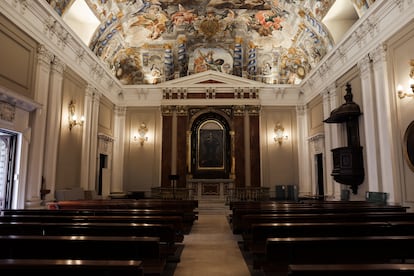 La capilla del IES San Isidro en Madrid.