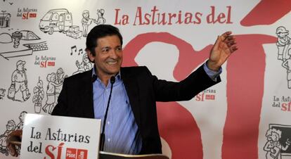 Javier Fernandez,presidente de Asturias por el PSOE. 