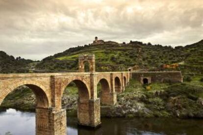 El puente romano de Alcántara (Cáceres).