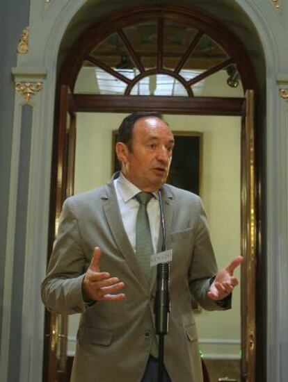 El portavoz de la Mesa del Senado, Pedro Sanz.