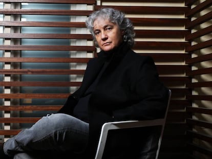 La cantaoira Mayte Martín, durante la entrevista en un hotel de Madrid.