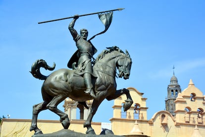 Estatua del Cid en San Diego (California).