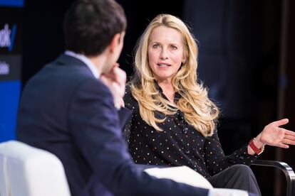 Laurene Powell en una conferencia organizada por ‘The New York Times’.