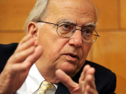 Michael Gazzinaga, durante su estancia en Madrid para pr0nunciar una conferencia en Caixafòrum.