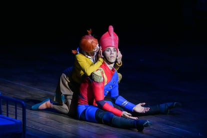 El Ballet del Théâtre de Toulouse durante su representación de 'El cascanueces' en el Liceo.