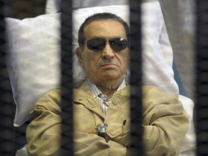 Hosni Mubarak, el pasado 2 de junio durante el juicio. 