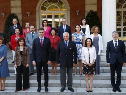 Nova foto de família del Govern de Pedro Sánchez.
