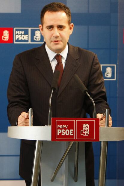 Jorge Alarte, secretario general del PSOE de Valencia.