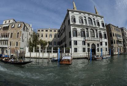 La fachada del lujoso Aman Resort en Venecia. El hotel fue el elegido por el George Clooney y su pareja para dar el sí.