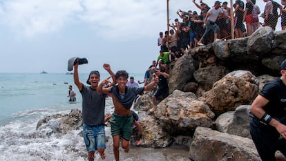 Impactantes imágenes en la frontera española