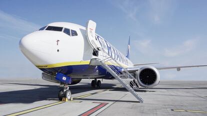 Un avión de Ryanair.