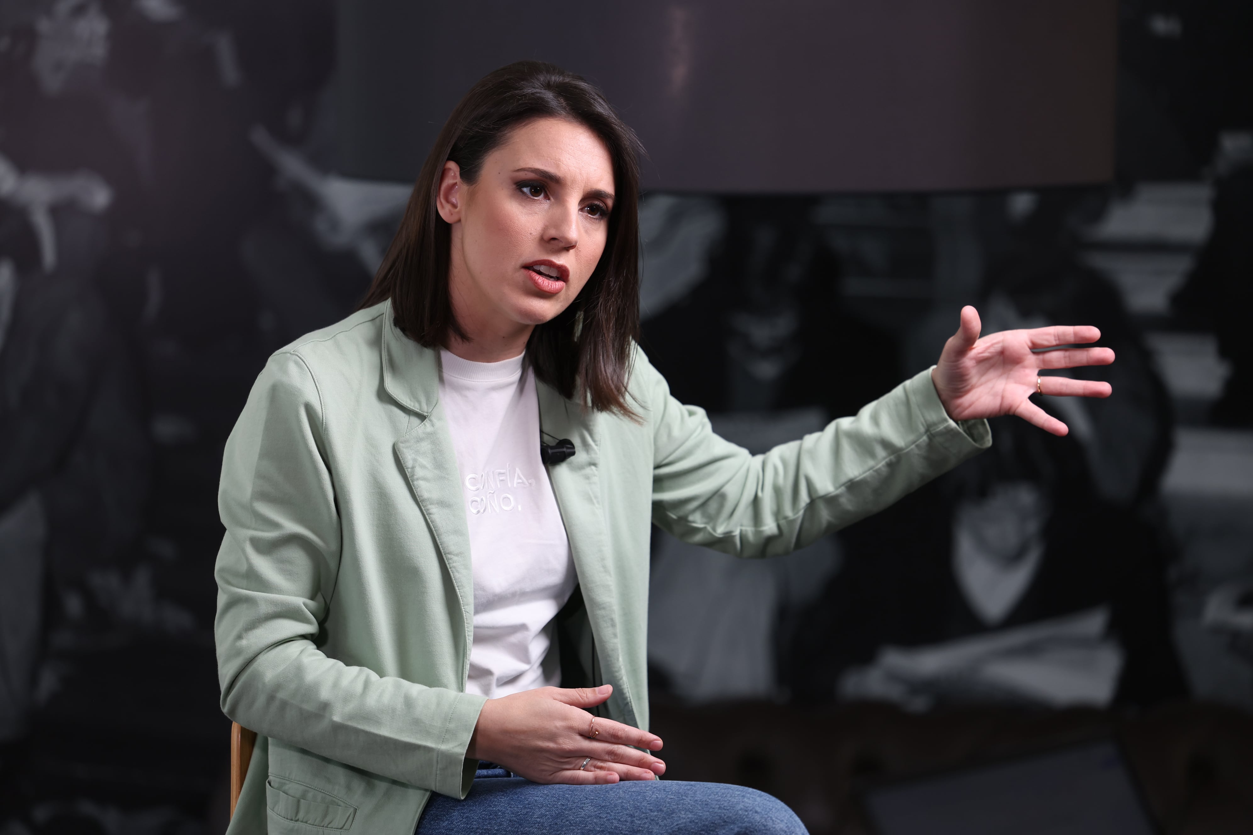 Irene Montero llama a movilizarse contra el plan de defensa de Sánchez: “Hay que volver a decir no a la guerra”