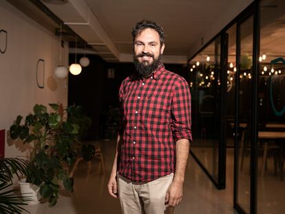 Jordi Romero, consejero delegado de Factorial, en la sede de la empresa en Barcelona.