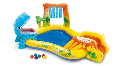 Piscina hinchable para niños y niñas con multitud de juegos y diseños en 3D hinchables
