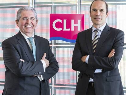 José Luis López de Silanes, presidente de CLH y Juan Laza, consejero delegado.