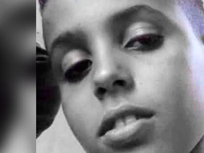 Foto del adolescente saharaui Baani Sidi Ahmaien supuestamente muerto en un ataque de Marruecos