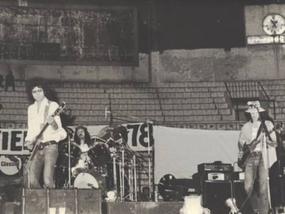 Concierto de Coz, en el festival Rochtiembre de 1978.