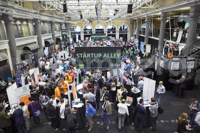 Un evento para 'startups' celebrado en Londres en 2014