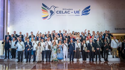 Presidentes, ministros y jefes de delegación en Santa Marta, el 9 de noviembre.