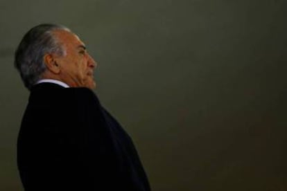 Michel Temer, no dia de sua posse