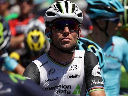 Cavendish, durante el Tour de Francia.