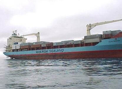 Una imagen sin fecha del barco asaltado antes de que cambiara su nombre a <i>Maersk Alabama.</i>