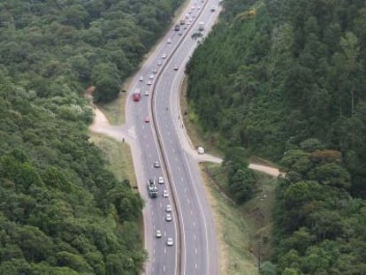La autopista Litoral Sul, en el estado brasile&ntilde;o de Santa Catarina.
 