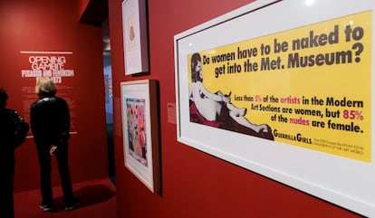 Una de las obras de denuncia del colectivo anónimo feminista Guerrilla Girls.