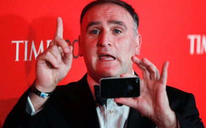 El chef Jos&eacute; Andr&eacute;s, firma un acuerdo con Mediapro.