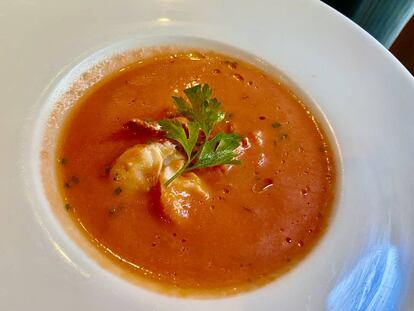 Gazpacho de bogavante. J.C. CAPEL