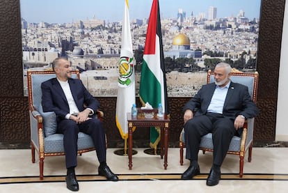 Hossein Amir-Abdollahian and  Ismail Haniyeh