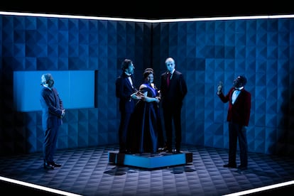 Escena de la obra 'La Patética', en el Centro Dramático Nacional.