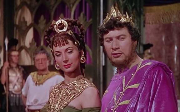 Popea (Patricia Laffan) y Nerón (Peter Ustinov), en 'Quo Vadis?'.