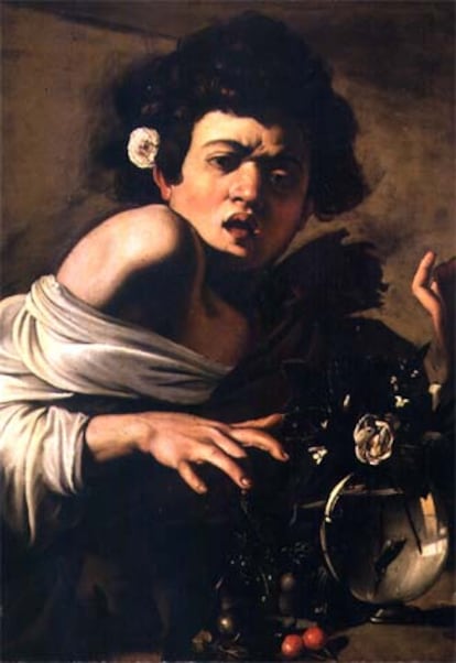 <i>Muchacho mordido por un lagarto,</i>de Caravaggio.