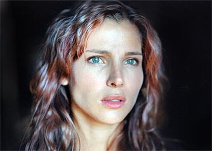 La actriz Elsa Pataky, durante el rodaje de <i>Romasanta.</i>