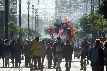 Avenida de la Constitución de Sevilla.