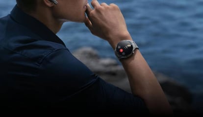 Uso de un reloj de Huawei