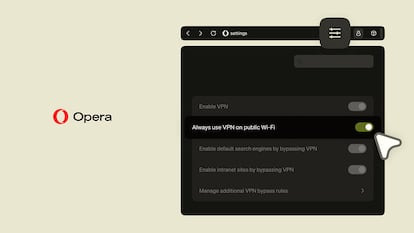 Uso de VPN en Opera