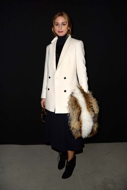 Olivia Palermo, en Barbara Bui.