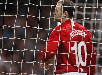 Wayne Rooney, en un instante del encuentro contra el Oporto.