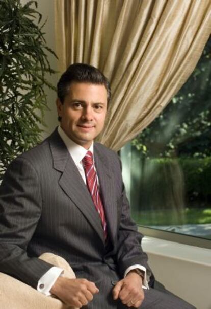 El candidato del PRI a la presidencia, Enrique Peña Nieto.
