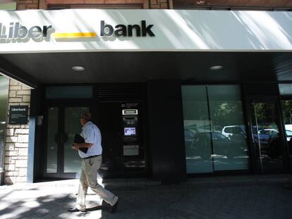 Una oficina de Liberbank en Madrid