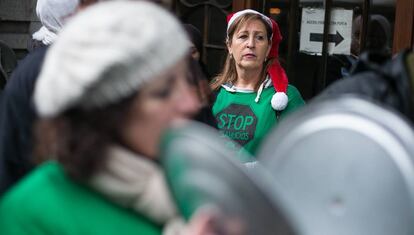 Manifestació de la PAH a Barcelona el 2016.