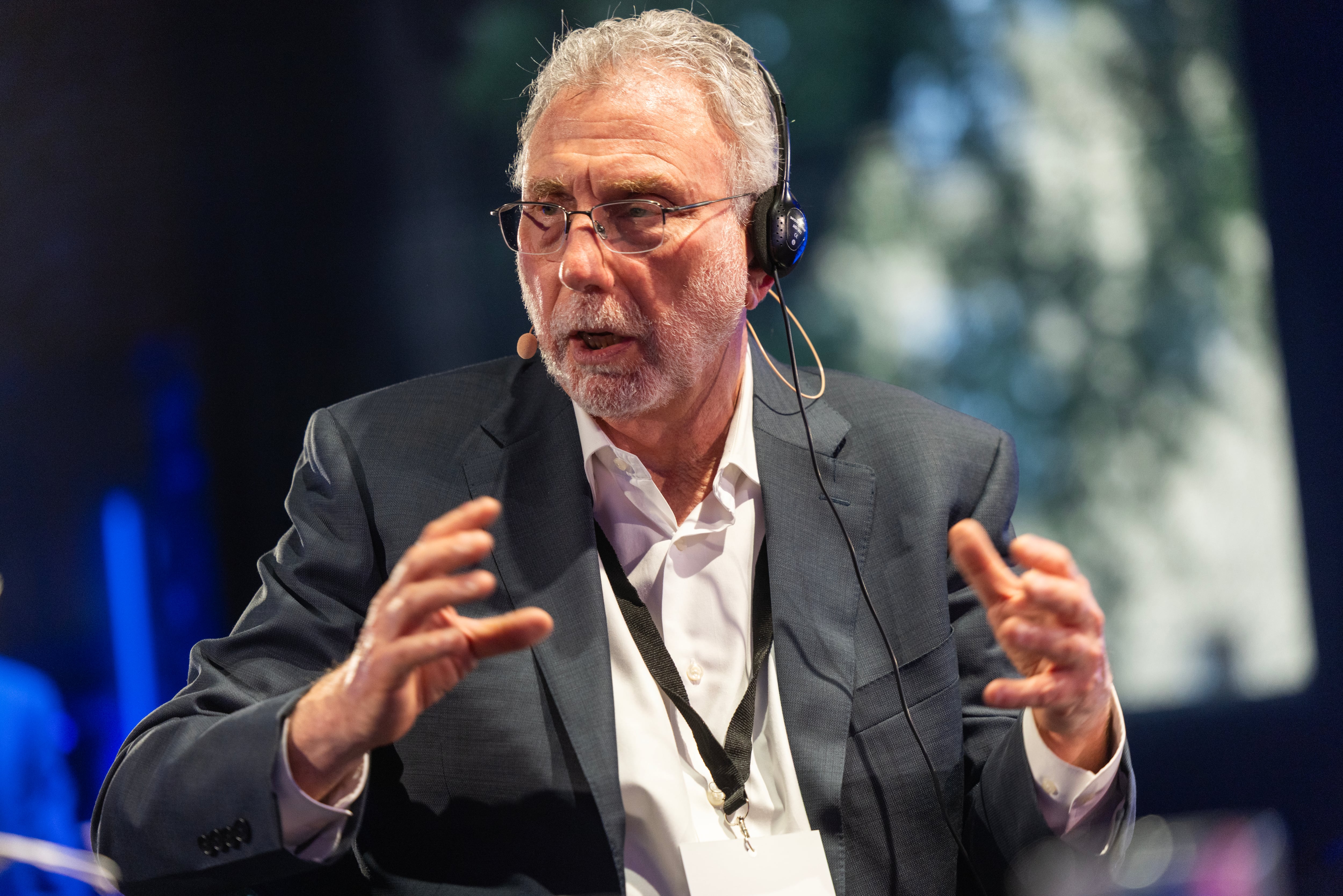 Martin Baron, exdirector de The Washington Post y de The Boston Globe, durante la charla de este domingo.