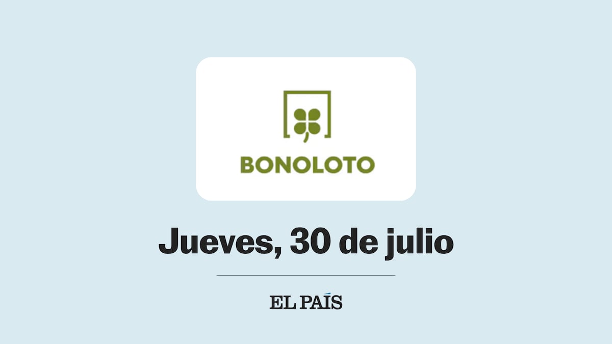 Bonoloto: comprobar sorteo del jueves 30 de julio