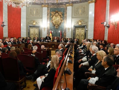 Acto de apertura del Año Judicial 2023-2024, el la sede del Tribunal Supremo en Madrid, el pasado 7 de septiembre.