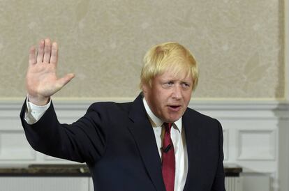 Boris Johnson, nesta quinta-feira.