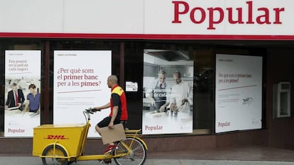 Fachada de una oficina del ya desaparecido Banco Popular