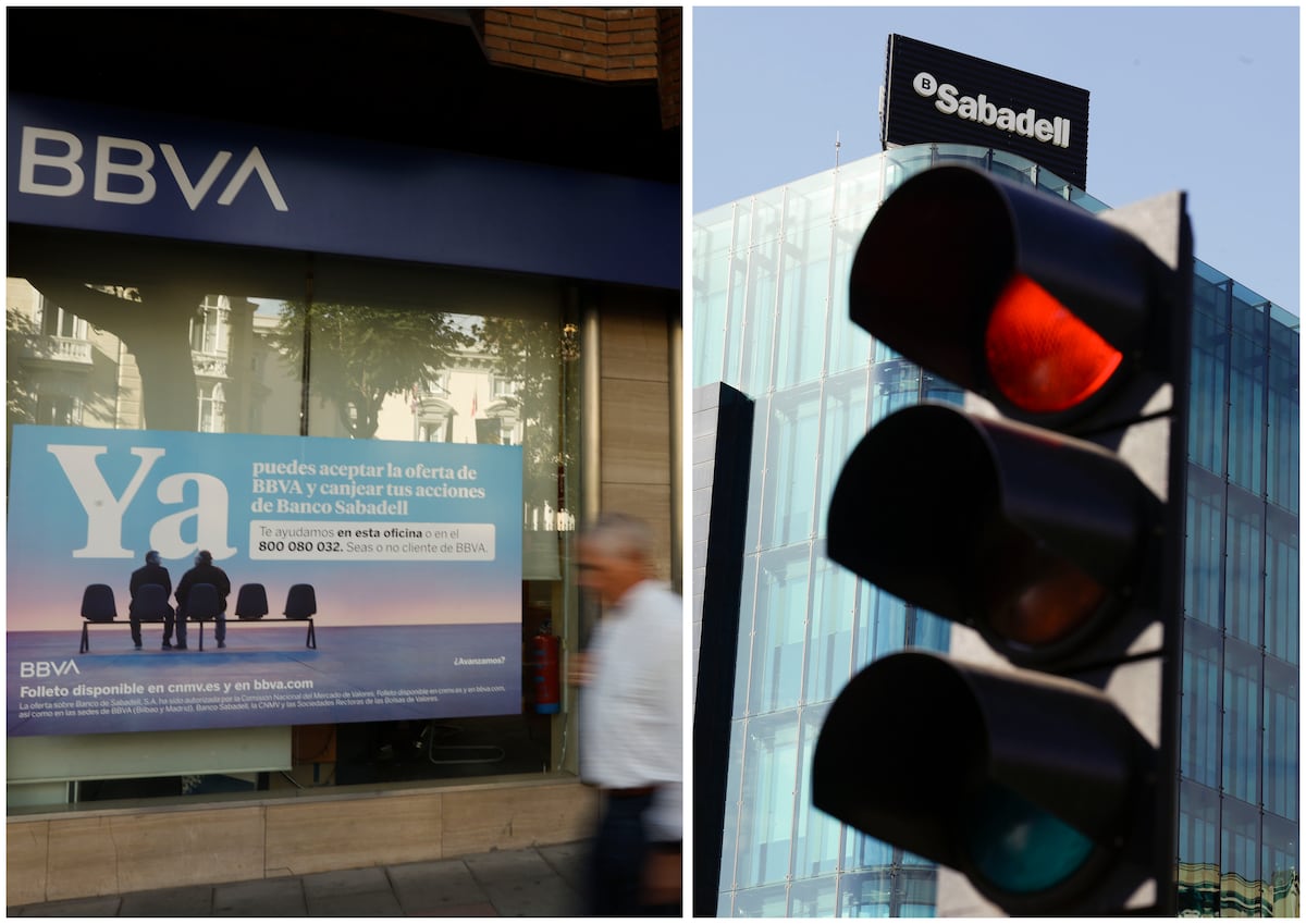 El BBVA y el Sabadell contienen la respiración en las 24 horas clave de la opa con la prima en el 2%