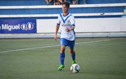 Un jugador del juvenil A de l'Europa, en imatge d'arxiu.